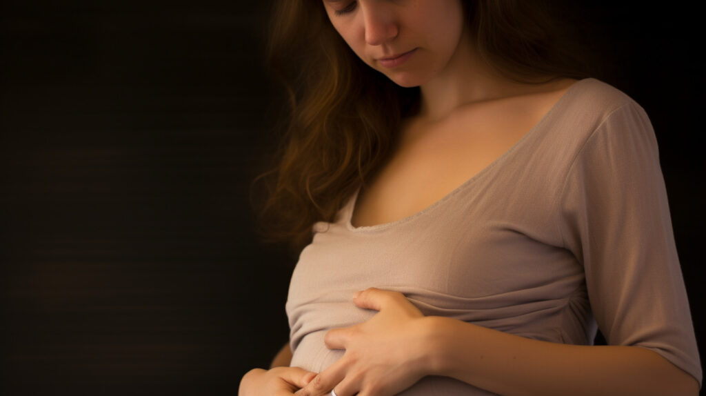 donde tocar tu vientre para saber si estas embarazada