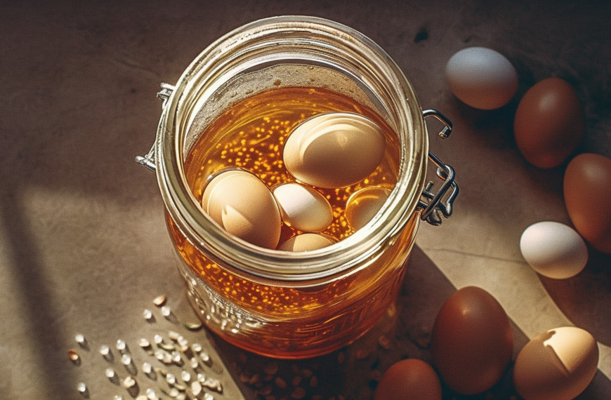Remedios caseros con huevo en vinagre